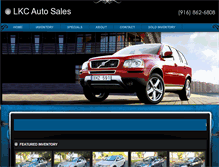 Tablet Screenshot of lkcautosales.com